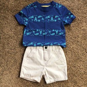 Boys Nautica Shirt and Short